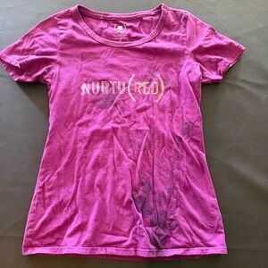 Magenta Gap Graphic Tee with NURTURED Print